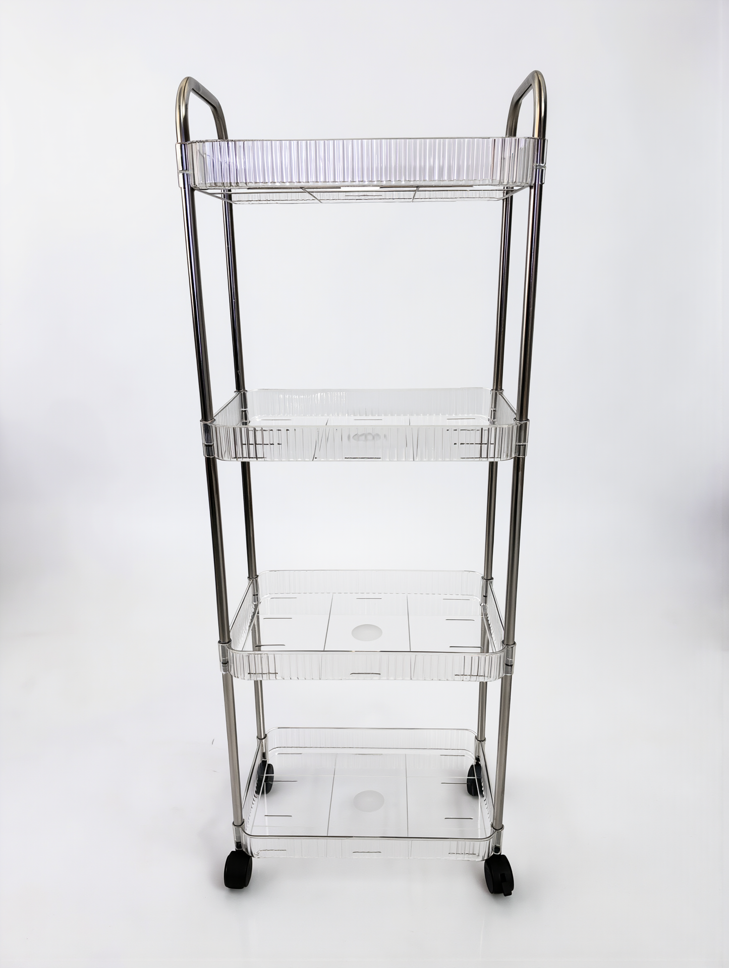 4-Tier Slim Storage Cart with Wheels